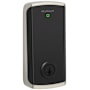 Kwikset Halo Touchscreen Keyless Entry Electronic Deadbolt with WiFi and Smartkey Satin Nickel