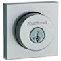Kwikset Signature Series Fire Rated Single Cylinder Keyed Entry Deadbolt from the Halifax Collection with SmartKey Satin Chrome