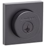 Kwikset Signature Series Fire Rated Single Cylinder Keyed Entry Deadbolt from the Halifax Collection with SmartKey Matte Black