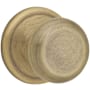 Kwikset Passage Function Juno Knobset Antique Brass