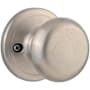 Kwikset Juno Reversible Non-Turning One-Sided Dummy Door Knob Satin Nickel