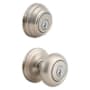 Kwikset Juno SmartKey Single Cylinder Knobset and Deadbolt Combo Pack Satin Nickel
