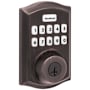 Kwikset Home Connect Traditional Keyless Entry Electronic Keypad Deadbolt with Z-Wave Venetian Bronze