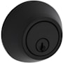 Kwikset 9100 Series Single Cylinder Keyed Entry Deadbolt from the Safe Lock Collection Matte Black