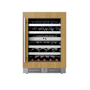 Landmark 24 Inch Wide 37 Bottle Capacity Panel Ready Wine and Beverage Cooler with Right Hinged Door Panel Ready