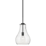 Lark Frankie 1 Light 10" Wide Mini Pendant Black