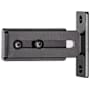 Leatherneck Hardware 6 Inch Privacy Lock for Sliding Barn Door Hardware from the Flat Track Collection PWD Coat Black