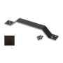 Leatherneck Hardware 12 Inch Tall Sliding Barn Door Handle Pull from the Flat Track Collection Antique Bronze