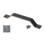 Leatherneck Hardware 12 Inch Tall Sliding Barn Door Handle Pull from the Flat Track Collection Unfinished
