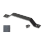 Leatherneck Hardware 12 Inch Tall Sliding Barn Door Handle Pull from the Flat Track Collection Clear Coat