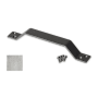 Leatherneck Hardware 12 Inch Tall Sliding Barn Door Handle Pull from the Flat Track Collection Mill Stainless