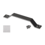 Leatherneck Hardware 12 Inch Tall Sliding Barn Door Handle Pull from the Flat Track Collection Brushed Stainless