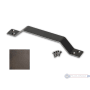 Leatherneck Hardware 12 Inch Tall Sliding Barn Door Handle Pull from the Flat Track Collection Painted Bronze