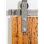 Leatherneck Hardware 142 Premium Series 84 Inch Standard Straight Style Sliding Barn Door Track and Fitting Set Unfinished
