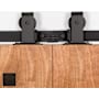 Leatherneck Hardware 142 Premium Series 72 Inch Standard Top Mount Style Sliding Barn Door Track and Fitting Set Antique Bronze