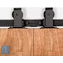 Leatherneck Hardware 142 Premium Series 72 Inch Standard Top Mount Style Sliding Barn Door Track and Fitting Set Unfinished