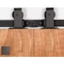 Leatherneck Hardware 142 Premium Series 72 Inch Standard Top Mount Style Sliding Barn Door Track and Fitting Set Painted Bronze