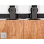 Leatherneck Hardware 142 Premium Series 60 Inch Standard Top Mount Style Sliding Barn Door Track and Fitting Set Brushed Nickel