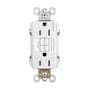 Legrand Radiant 15 Ampere Tamper Resistant Self-Test GFCI Electrical Outlet and Night Light White