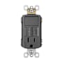 Legrand Radiant 15 Ampere Tamper Resistant Self-Test GFCI Electrical Outlet and Single Pole Light Switch Black