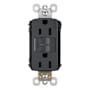Legrand Radiant 15 Ampere Tamper Resistant Self-Test GFCI Electrical Outlet Graphite