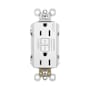 Legrand Radiant 15 Ampere Tamper Resistant Self-Test GFCI Electrical Outlet White