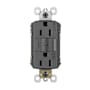 Legrand Radiant 15 Ampere Tamper Resistant Weather Resistant Self-Test GFCI Electrical Outlet Black