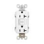 Legrand Radiant 20 Ampere Tamper Resistant Self-Test GFCI Electrical Outlet and Night Light White