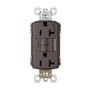 Legrand Radiant 20 Ampere Tamper Resistant Self-Test GFCI Electrical Outlet Brown