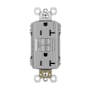 Legrand Radiant 20 Ampere Tamper Resistant Self-Test GFCI Electrical Outlet Gray