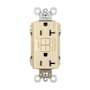 Legrand Radiant 20 Ampere Tamper Resistant Self-Test GFCI Electrical Outlet Ivory