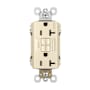 Legrand Radiant 20 Ampere Tamper Resistant Self-Test GFCI Electrical Outlet Light Almond