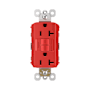 Legrand Radiant 20 Ampere Tamper Resistant Self-Test GFCI Electrical Outlet Red