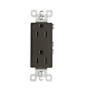 Legrand Radiant 15 Ampere Tamper Resistant Decorator Electrical Outlet Dark Bronze