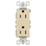 Legrand Radiant 15 Ampere Tamper Resistant Decorator Electrical Outlet Ivory