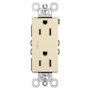 Legrand Radiant 15 Ampere Tamper Resistant Decorator Electrical Outlet Light Almond