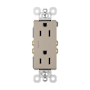 Legrand Radiant 15 Ampere Tamper Resistant Decorator Electrical Outlet Nickel