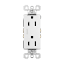 Legrand Radiant 15 Ampere Tamper Resistant Decorator Electrical Outlet White