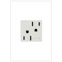 Legrand adorne 15 Ampere Half-Controlled Tamper-Resistant Electrical Outlet White