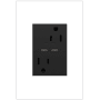 Legrand adorne 15 Ampere Tamper Resistant Electrical Outlet with Power Delivery USB-C Ports Graphite