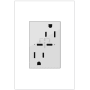 Legrand adorne 15 Ampere Tamper Resistant Electrical Outlet with Power Delivery USB-C Ports White