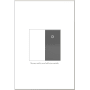 Legrand adorne Paddle 15 Ampere Half Size Single Pole/3-Way Light Switch Wall Control Magnesium
