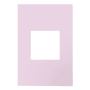 Legrand adorne Plastic 1 Gang Light Switch / Outlet Cover Plate Rosa