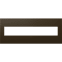 Legrand adorne Plastic 6-Gang Light Switch / Outlet Cover Wall Plate Bronze