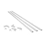 Legrand Wiremold Cordmate 9 Foot Cord Cover Kit, Holds 1 Cable White