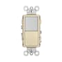 Legrand Radiant 15 Ampere Combination 3-Way Light Switch and Night Light Ivory