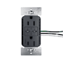 Legrand radiant 15 Ampere Electrical Outlet with USB-C Graphite