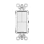 Legrand Radiant 15 Ampere Combination Single Pole/Single Pole/3-Way Light Switch White