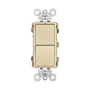 Legrand Radiant 15 Ampere Combination 3-Way/3-Way Light Switch Ivory