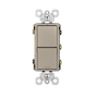 Legrand Radiant 15 Ampere Combination 3-Way/3-Way Light Switch Nickel